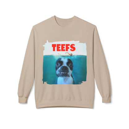 Teefs Crewneck Sweatshirt: Ocean Predator Comfort
