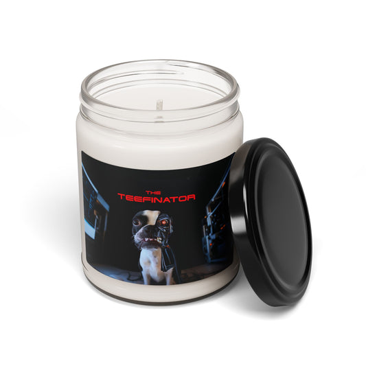 The Teefinator Scented Candle: Future Glow
