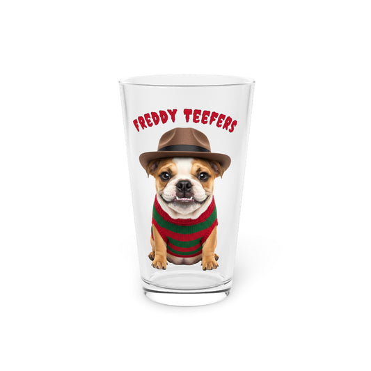 Bulldog Halloween Pint Glass – Freddy Teefers