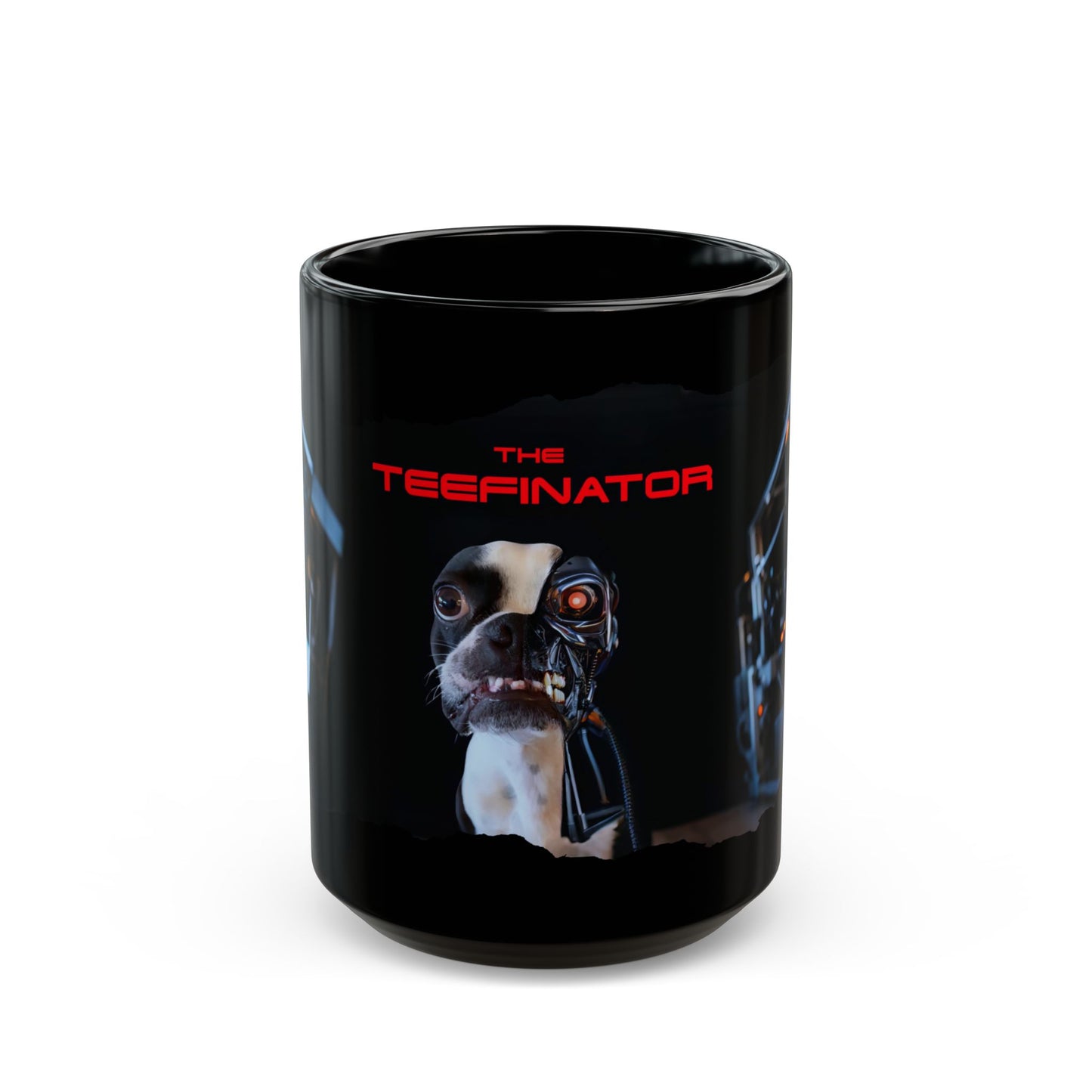The Teefinator Coffee Mug: Morning Mission Fuel