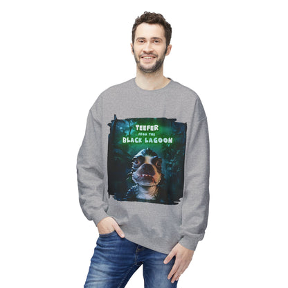 Teefer from the Black Lagoon Crewneck Sweatshirt: Lagoon Depths Comfort