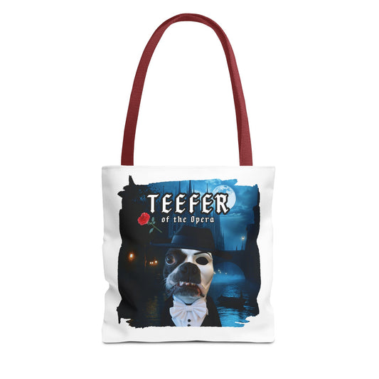 Teefer of the Opera Tote Bag: Stage Presence Carryall
