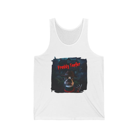 Freddy Teefer Unisex Tank Top: Nightmare Knit