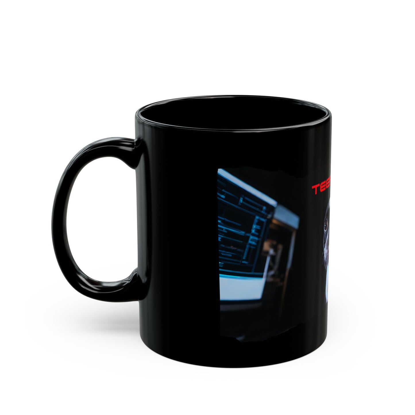 The Teefinator Coffee Mug: Morning Mission Fuel