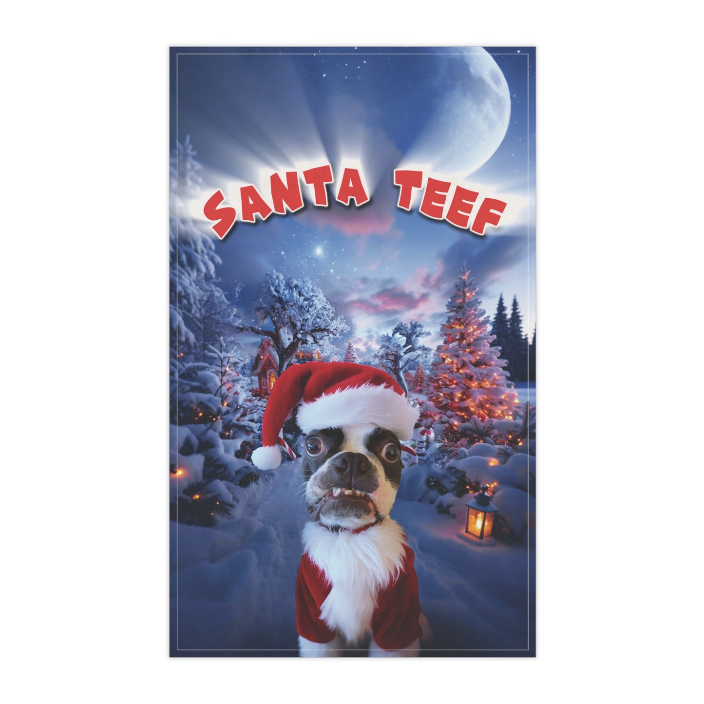 Santa Teef: A Towel Full of Holiday Charm