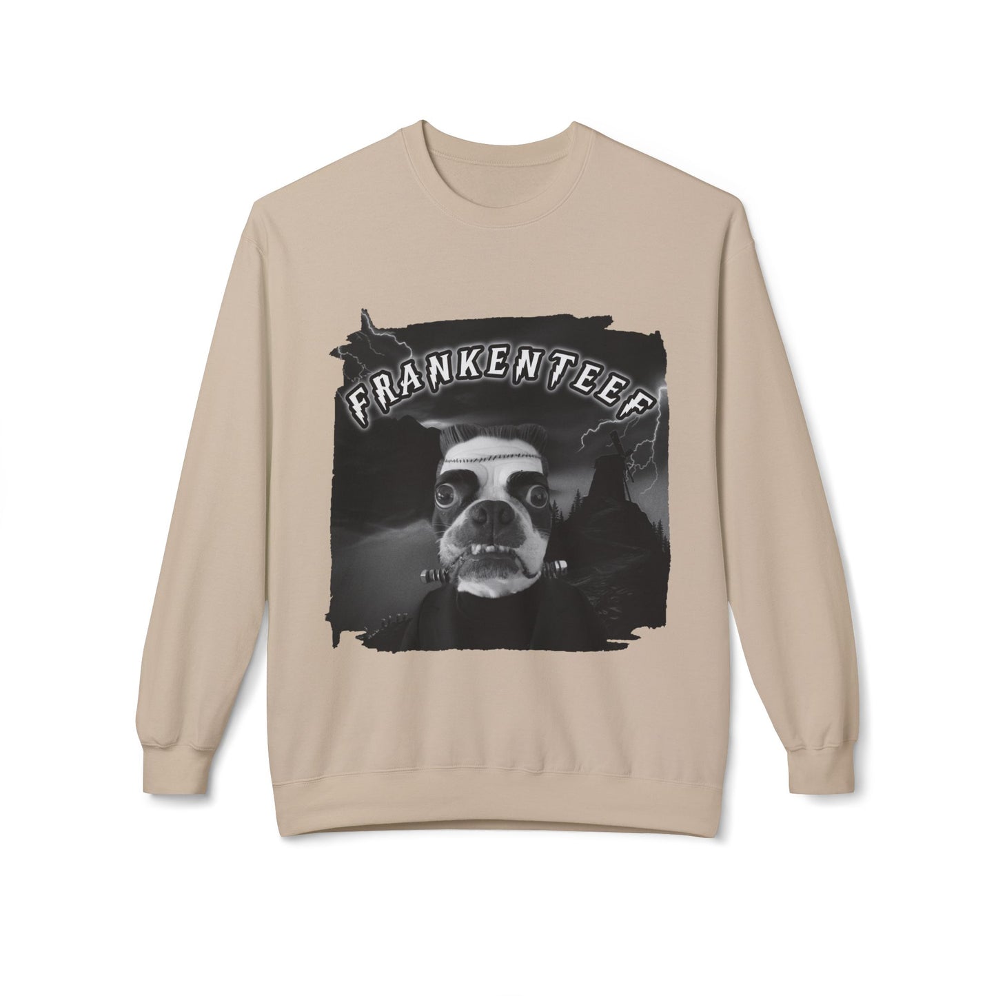 Frankenteef Crewneck Sweatshirt: Monster's Embrace