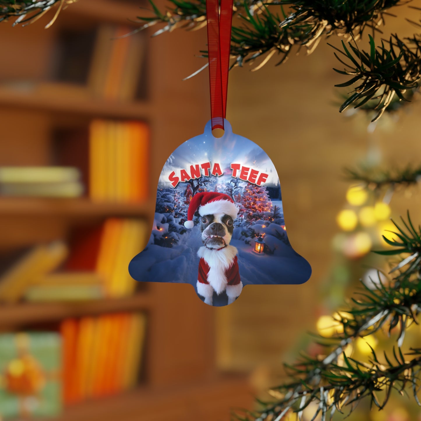 Santa Teef Ornament - Perfect Holiday Gift