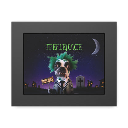 Teeflejuice Framed Poster: Eerie Elegance