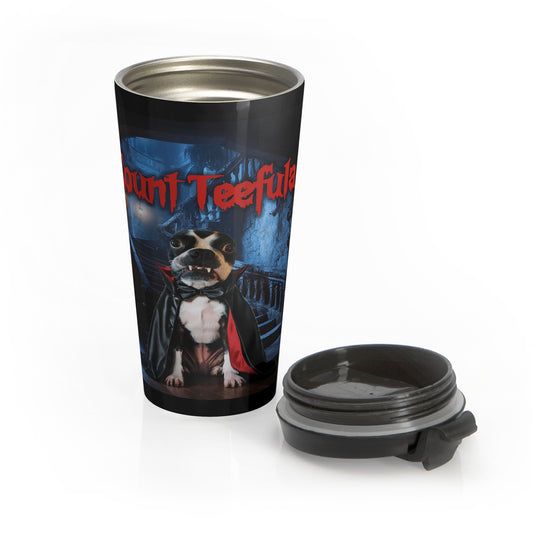 Count Teefula Travel Mug: Sip in Spooky Style