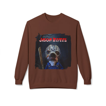 Jason Teefees Crewneck Sweatshirt: Campsite Horror Comfort