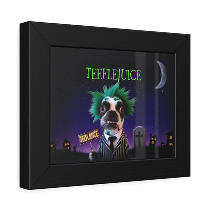 Teeflejuice Framed Poster: Eerie Elegance