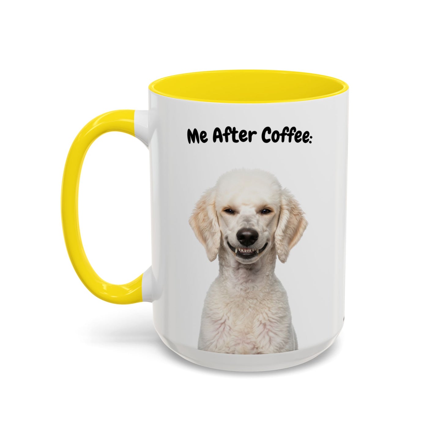 Funny Poodle Coffee Mug – Me Before Coffee / Me After Coffee – Cute Poodle Teeth Design – Teefers Original