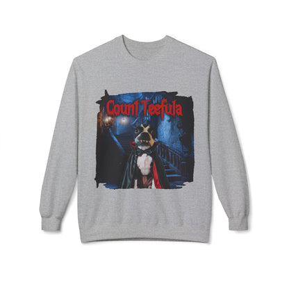 Count Teefula Crewneck Sweatshirt: Gothic Coziness