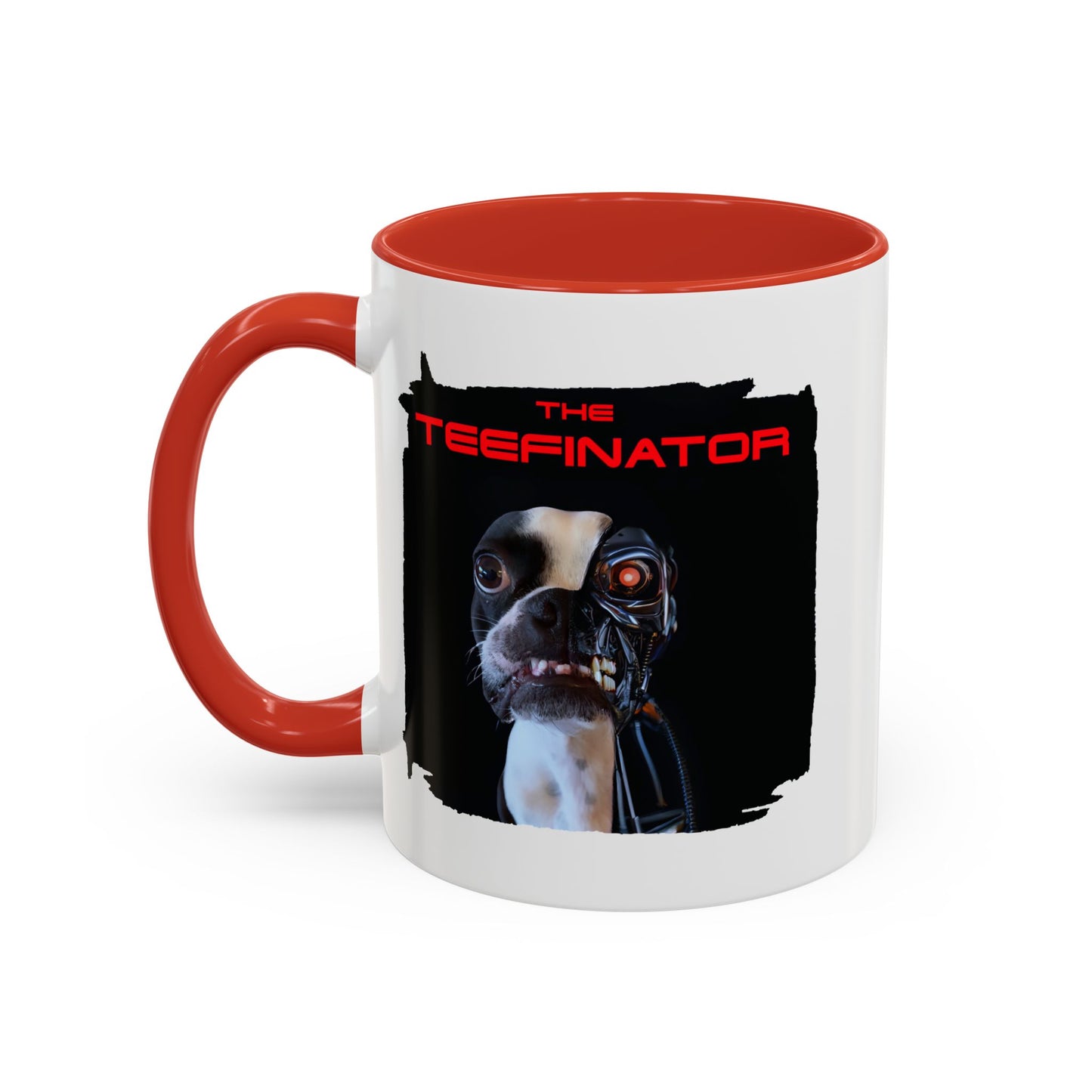 The Teefinator Accent Mug: Sip with Strength