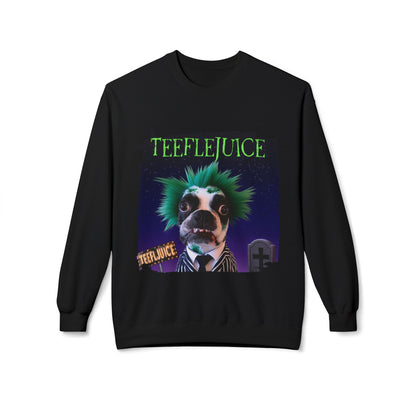 Teeflejuice Crewneck Sweatshirt: Spooky Spectacle Comfort