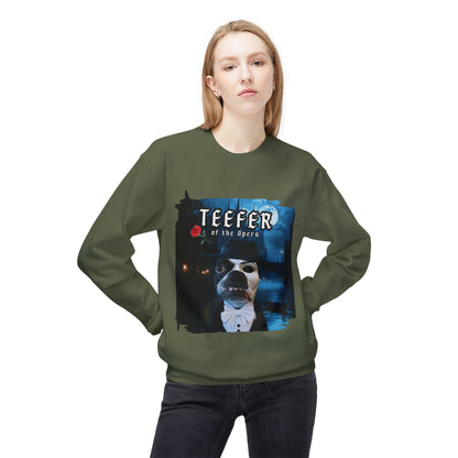 Teefer of the Opera Crewneck Sweatshirt: Theatrical Comfort
