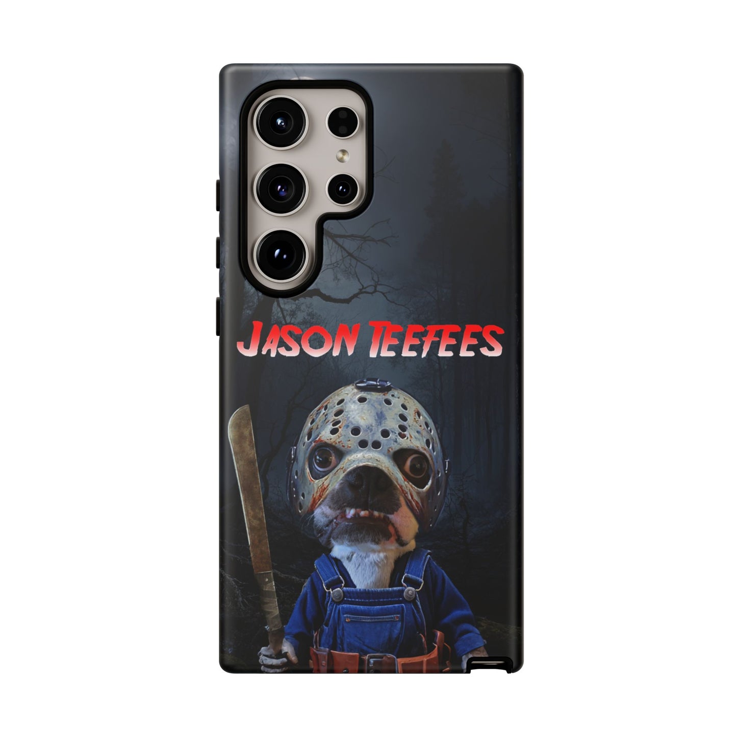 Masked Mischief: Jason Teefees Phone Case
