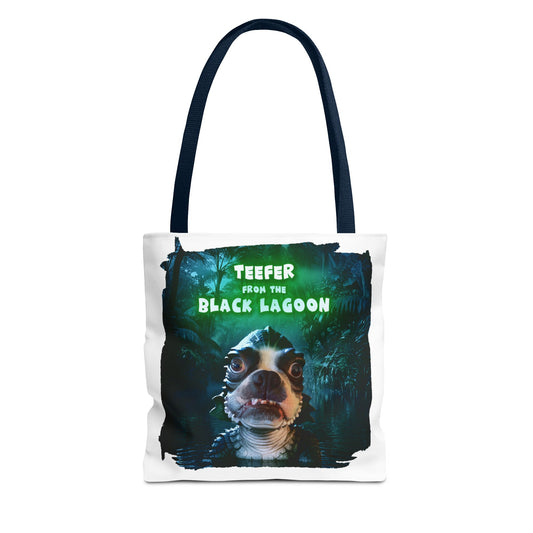 Teefer from the Black Lagoon Tote Bag: Lakeside Lore