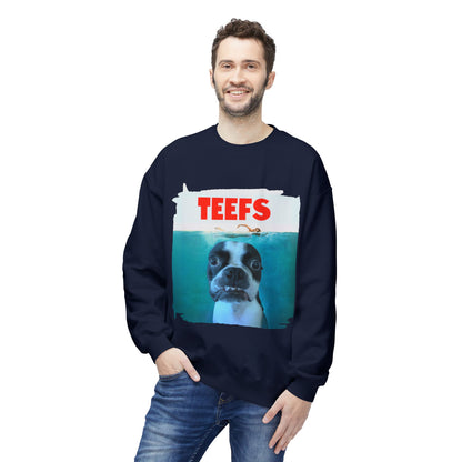 Teefs Crewneck Sweatshirt: Ocean Predator Comfort