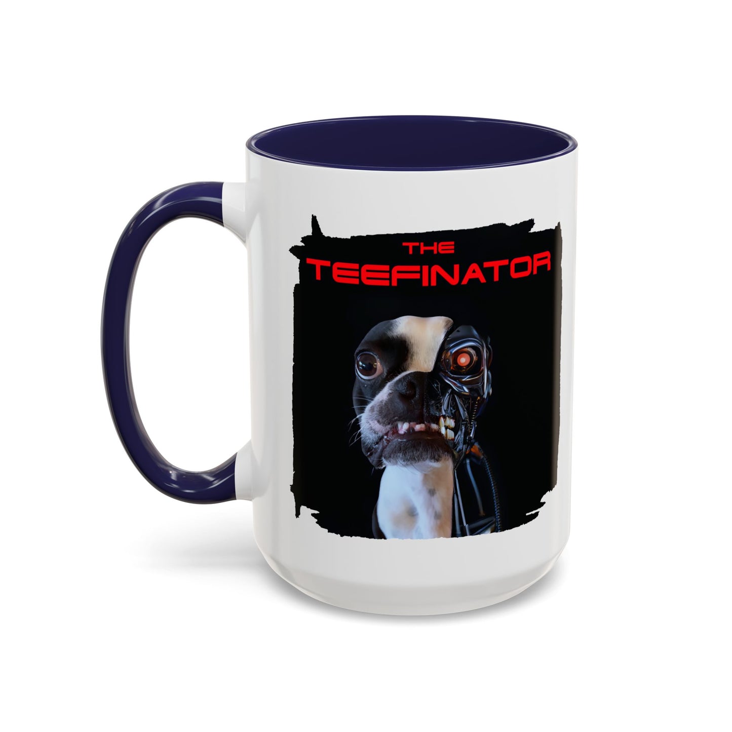 The Teefinator Accent Mug: Sip with Strength