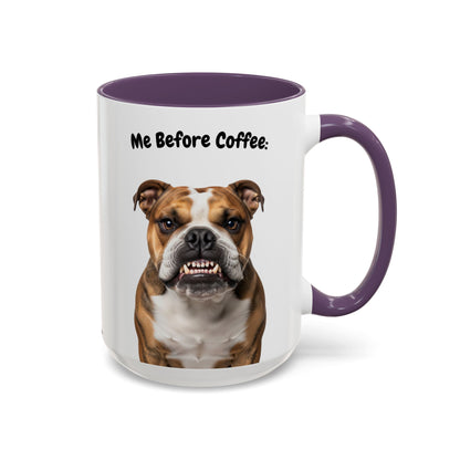 Bulldog Before & After Coffee Mug