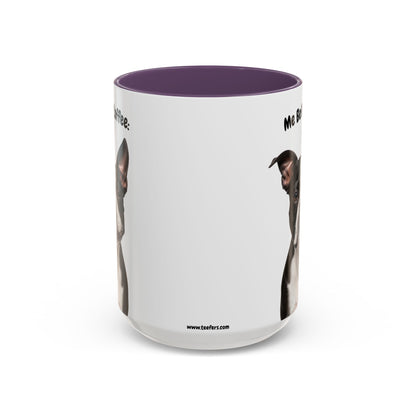 Funny Boston Terrier Coffee Mug – Me Before Coffee / Me After Coffee – Cute Boston Teeth Design – Teefers Original