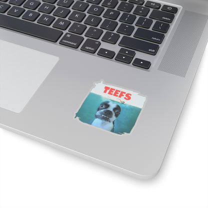 Teefs Sticker: Shark Infested Fun