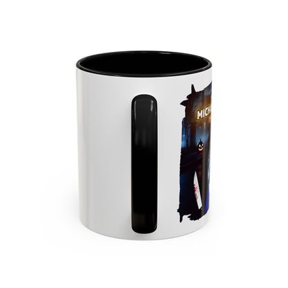 Michael Teefers Accent Mug – Brew with a Slasher Twist