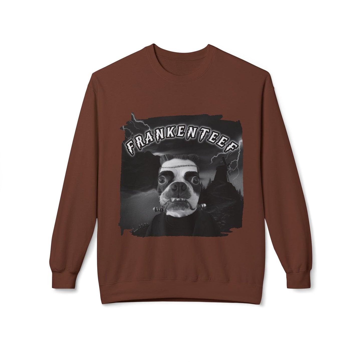 Frankenteef Crewneck Sweatshirt: Monster's Embrace