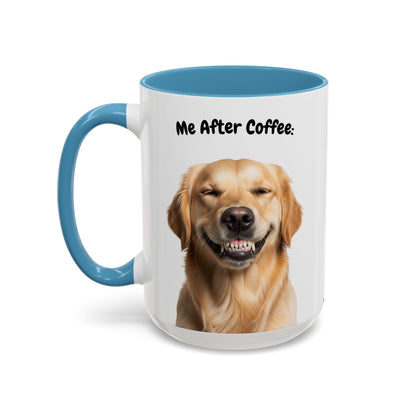 Golden Retriever Before & After Coffee Mug