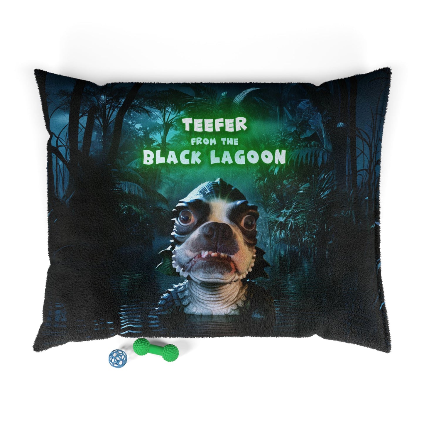 Teefer from the Black Lagoon Swamp Snuggle Dog Bed