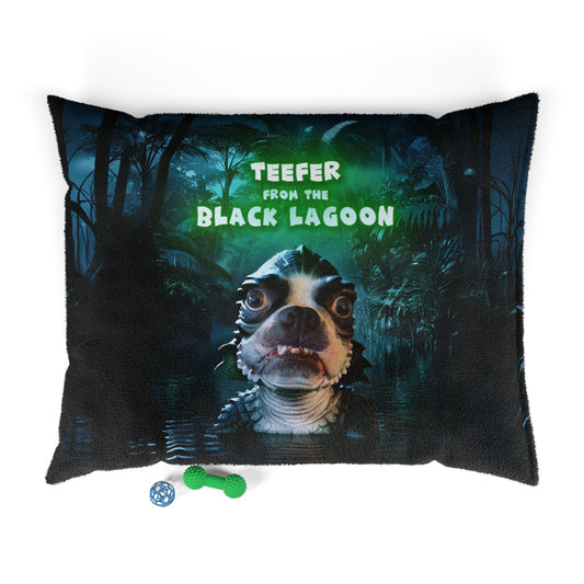 Teefer from the Black Lagoon Swamp Snuggle Dog Bed