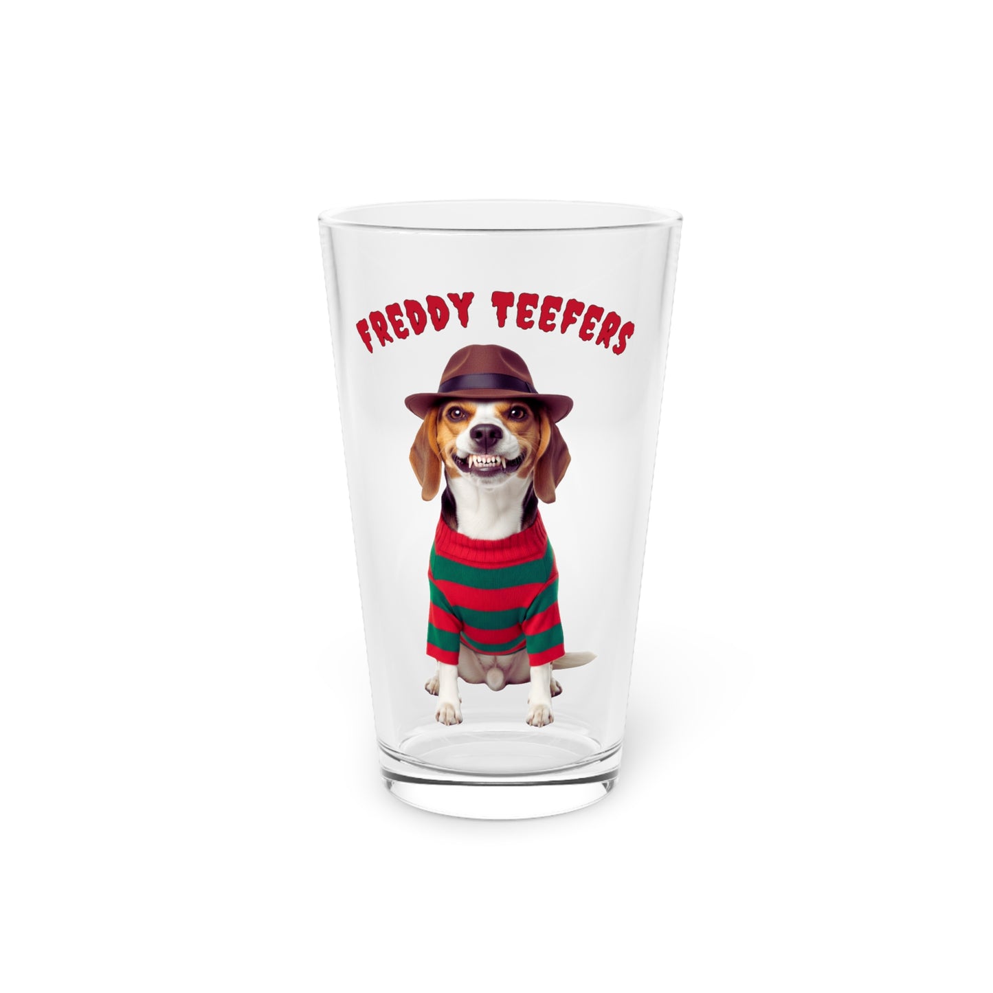 Beagle Halloween Pint Glass – Freddy Teefers