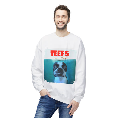 Teefs Crewneck Sweatshirt: Ocean Predator Comfort