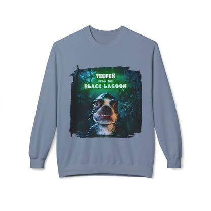 Teefer from the Black Lagoon Crewneck Sweatshirt: Lagoon Depths Comfort
