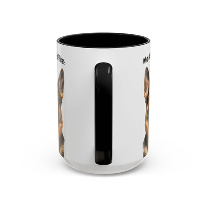 Funny German Shepherd Coffee Mug – Me Before Coffee / Me After Coffee – Cute Shepherd Teeth Design – Teefers Original