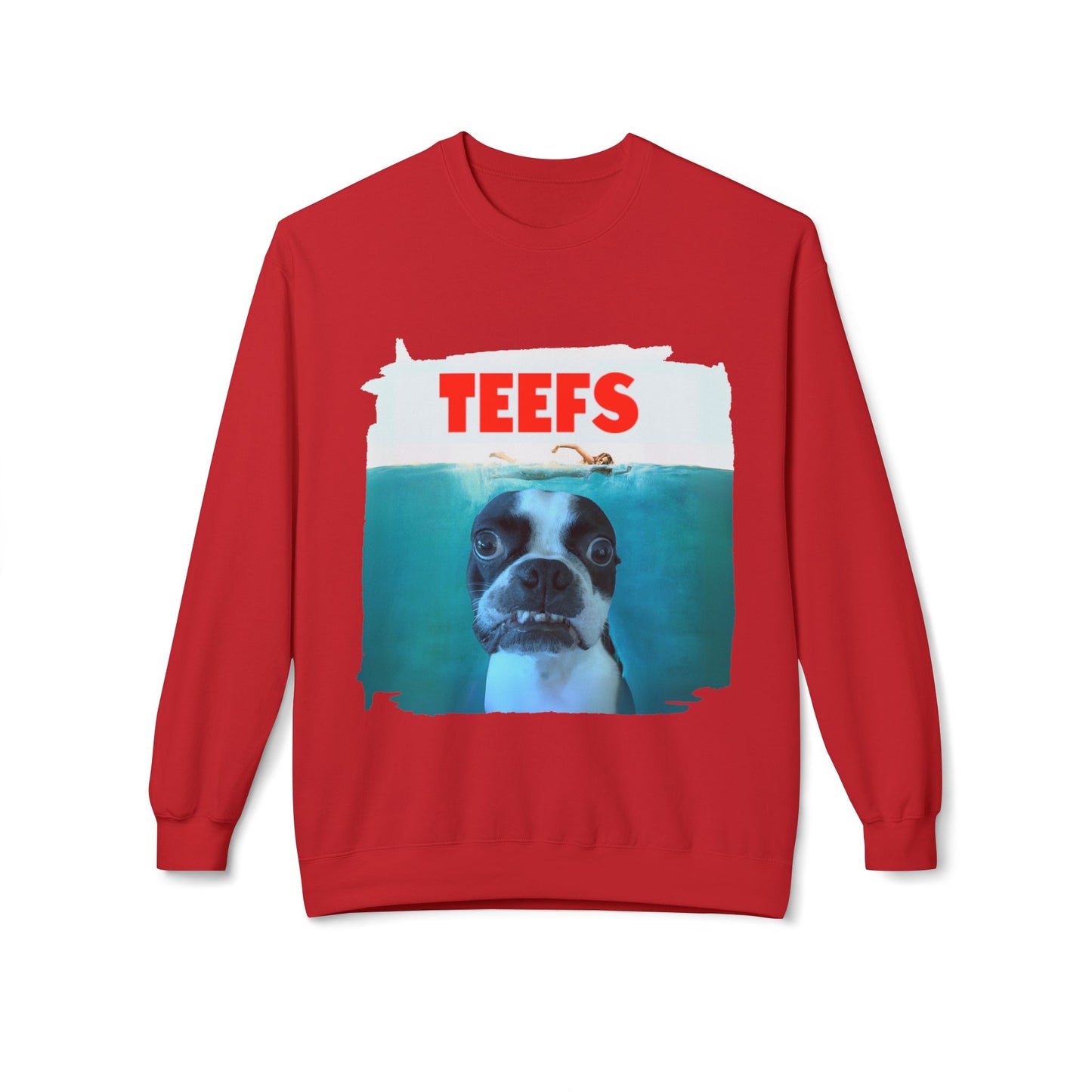 Teefs Crewneck Sweatshirt: Ocean Predator Comfort