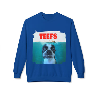 Teefs Crewneck Sweatshirt: Ocean Predator Comfort
