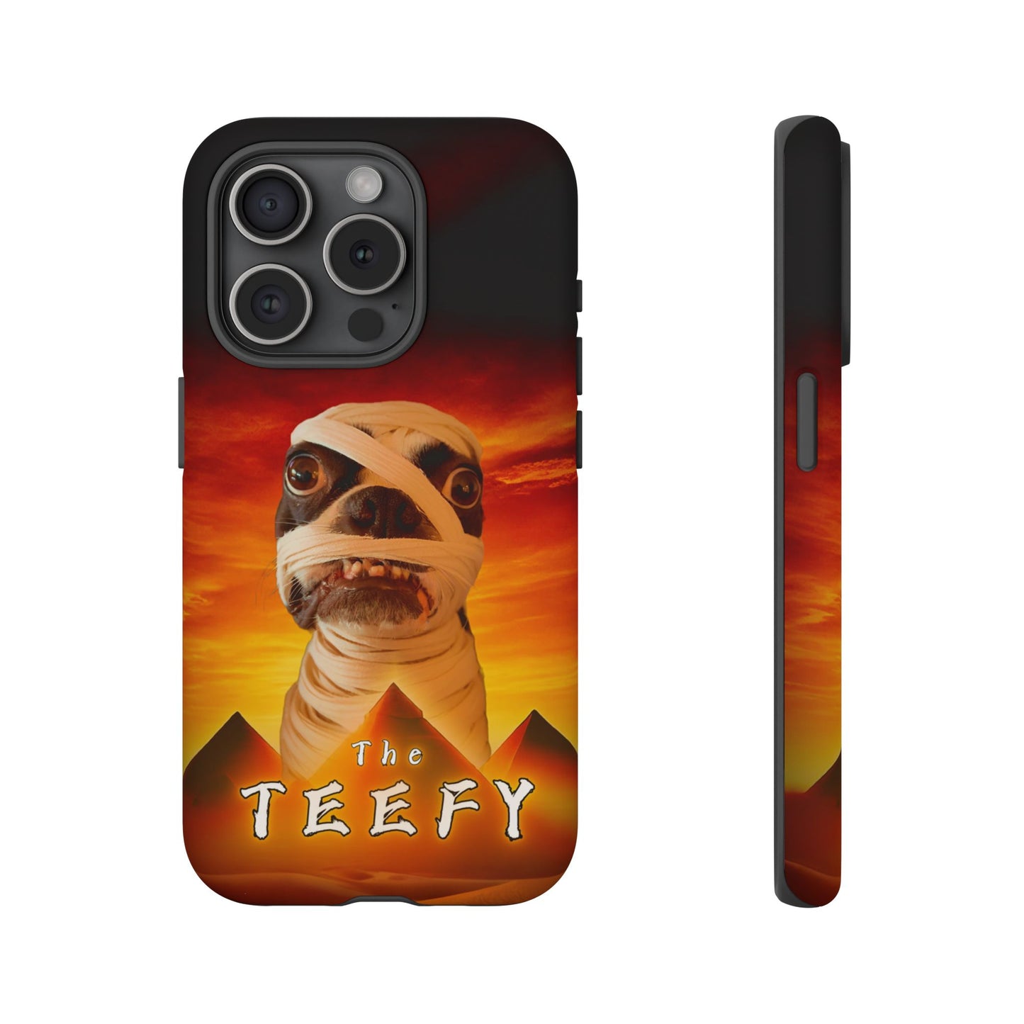 The Teefy Phone Case: Perfect for Teef and Classic Horror Enthusiasts