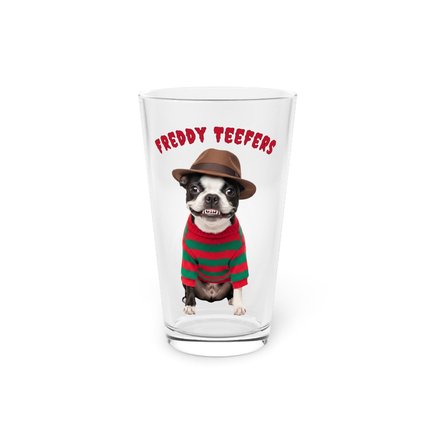 Boston Terrier Halloween Pint Glass – Freddy Teefer