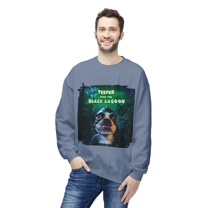Teefer from the Black Lagoon Crewneck Sweatshirt: Lagoon Depths Comfort