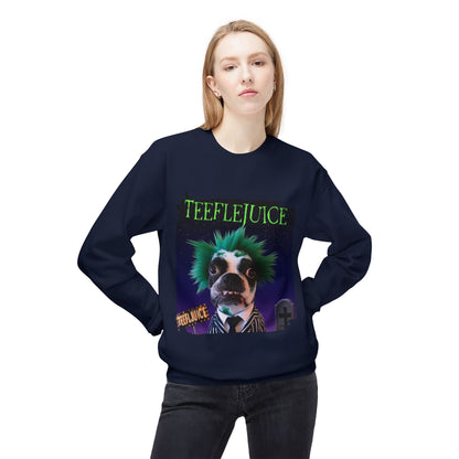 Teeflejuice Crewneck Sweatshirt: Spooky Spectacle Comfort