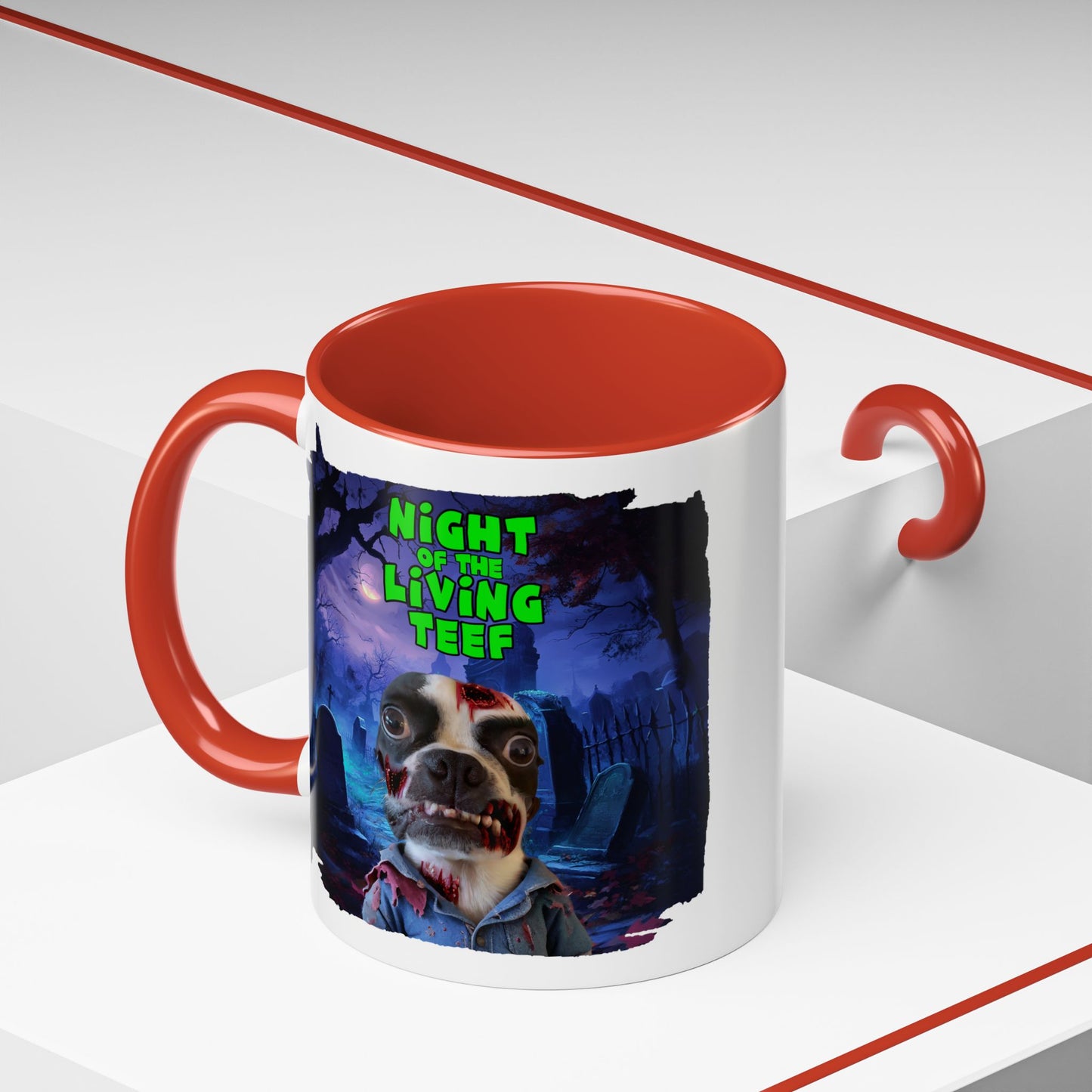 Night of the Living Teef Accent Mug: Zombie Sips