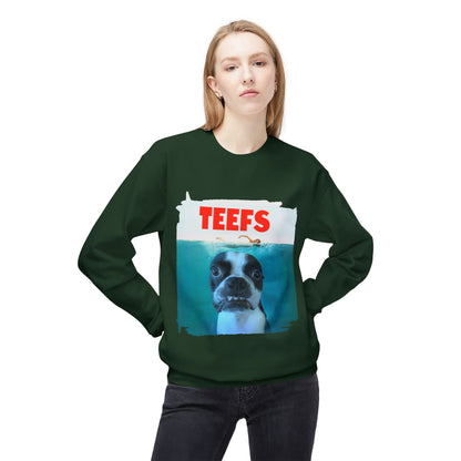 Teefs Crewneck Sweatshirt: Ocean Predator Comfort