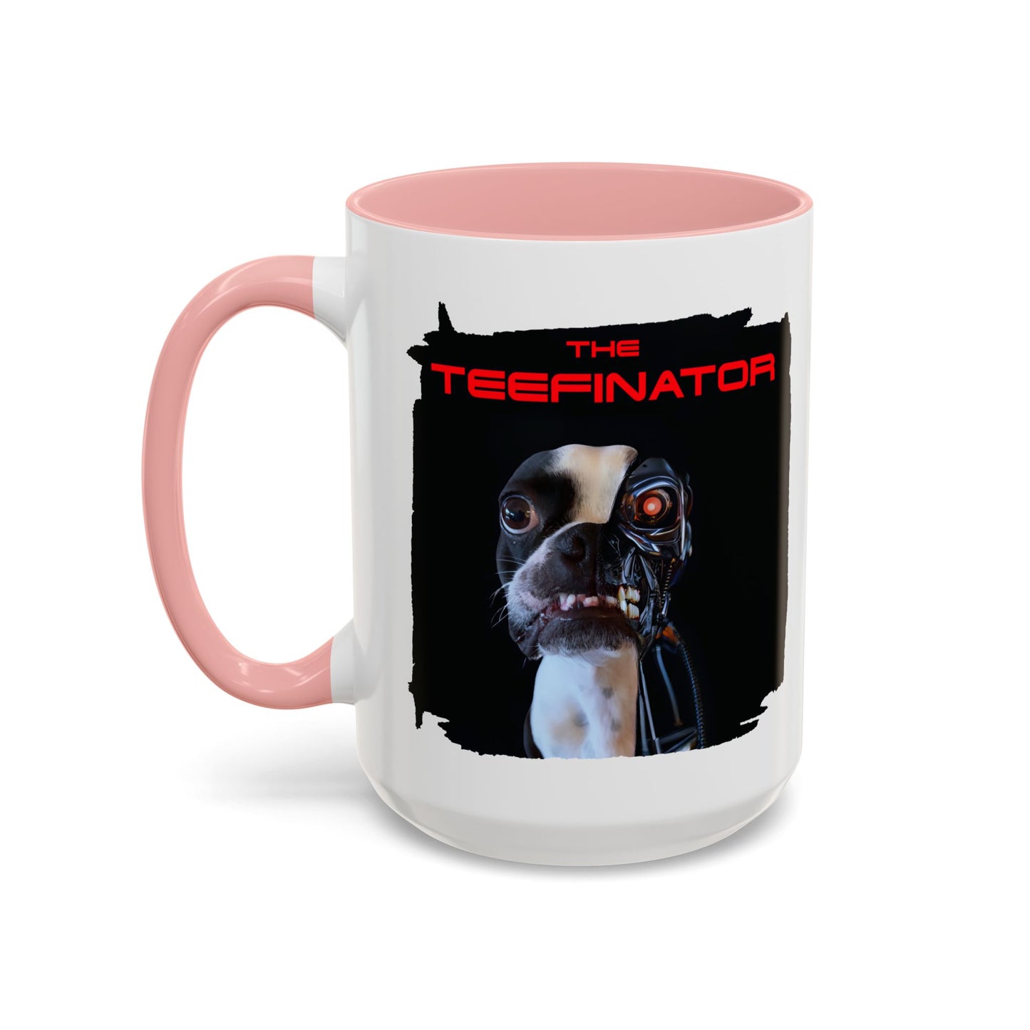 The Teefinator Accent Mug: Sip with Strength