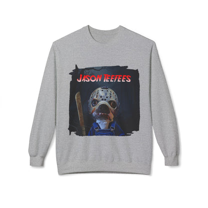 Jason Teefees Crewneck Sweatshirt: Campsite Horror Comfort