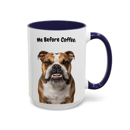 Bulldog Before & After Coffee Mug