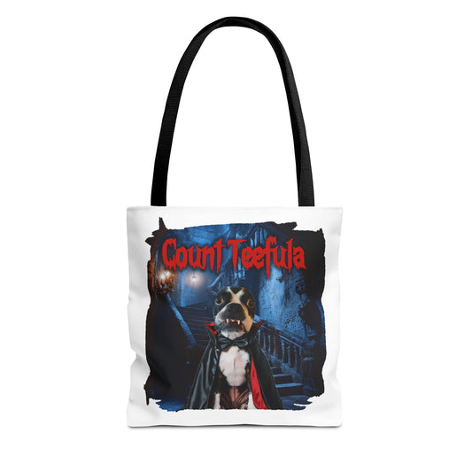 Count Teefula Tote Bag: Gothic Glam on the Go