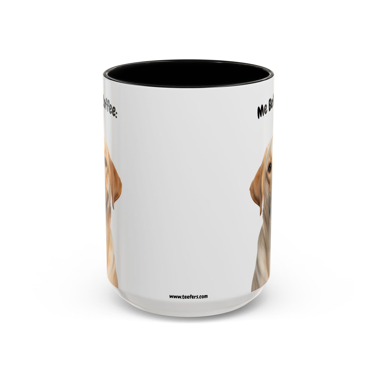 Funny Labrador Retriever Coffee Mug – Me Before Coffee / Me After Coffee – Cute Lab Teeth Design – Teefers Original
