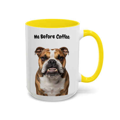 Bulldog Before & After Coffee Mug